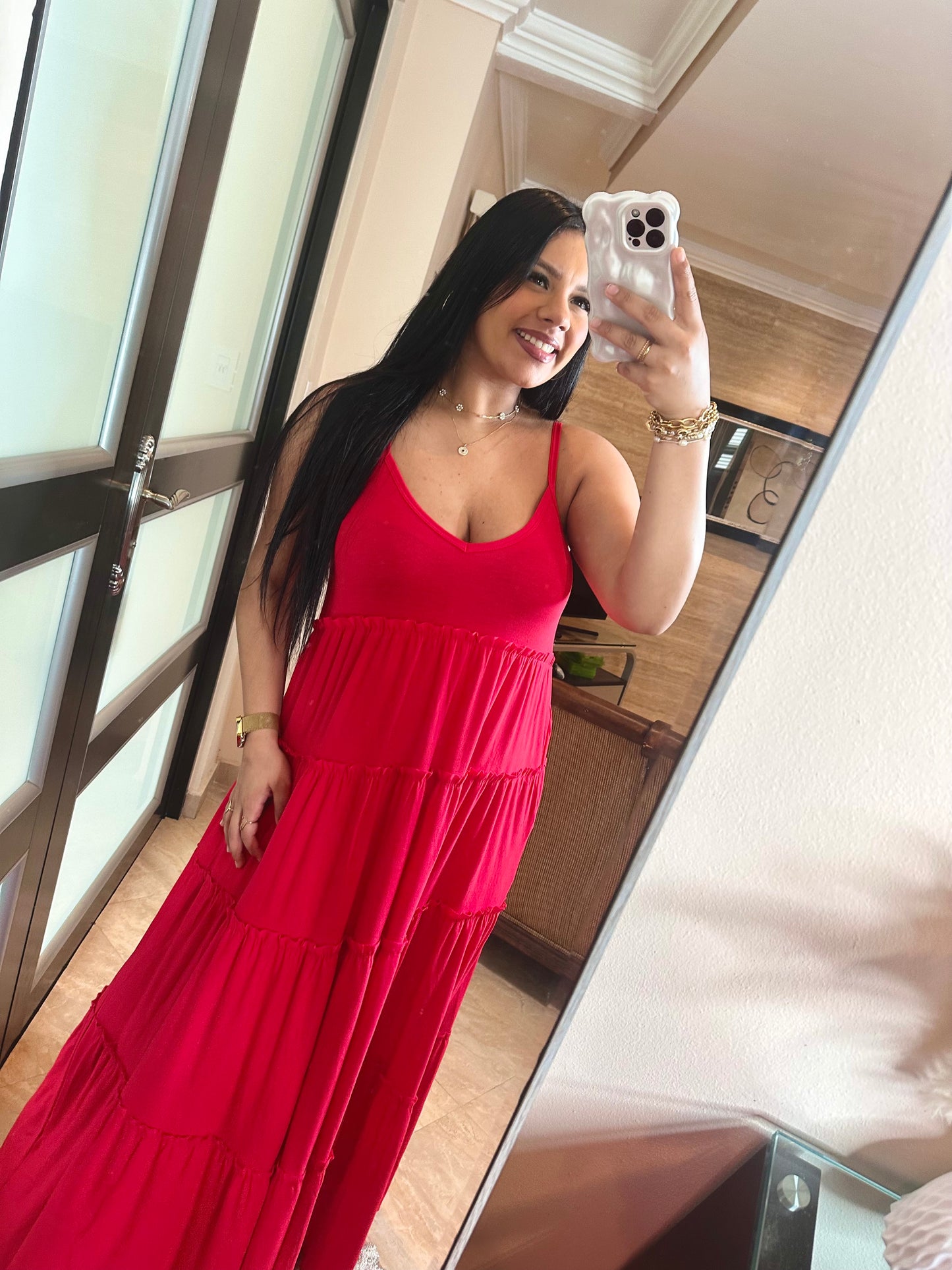 Red Maxi Dress